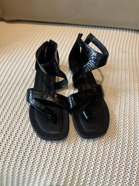 Tamara Mellon Black sandal ladies size 6.5